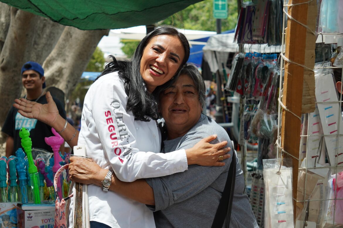 Fomento al comercio y mayor seguridad, ofrece Paloma Arce